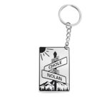 Custom street sign keychain for celebrating love