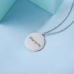 Carry Your Child’s Imagination – Graffiti Disc Necklace in Sterling Silver – A Cherished Keepsake for Parents - Image 4
