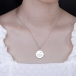 Carry Your Child’s Imagination – Graffiti Disc Necklace in Sterling Silver – A Cherished Keepsake for Parents - Image 5