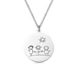 Child's imagination necklace in sterling silver