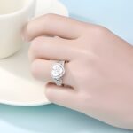 Carry Love Close – Engraved Sterling Silver Heart Monogram Ring – A Timeless Treasure for Her - Image 4