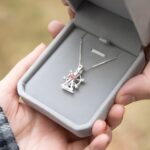 Embrace Endless Joy – Ferris Wheel Love Necklace with Pearl Accent – For Her Most Cherished Moments - Image 5