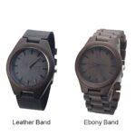 Carry Your Love in Time – Handcrafted Ebony Watch for Him – A Timeless Tribute to Your Husband - Image 2