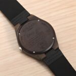 Carry Your Love in Time – Handcrafted Ebony Watch for Him – A Timeless Tribute to Your Husband - Image 8