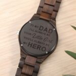 Timeless Tribute – Ebony and Leather Watch – For the Dad Who Holds Every Moment Close - Image 8