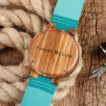 Embrace Timeless Nature – Bamboo & Leather Watch for Men – Celebrate Every Moment with Eco-Elegance - Image 2