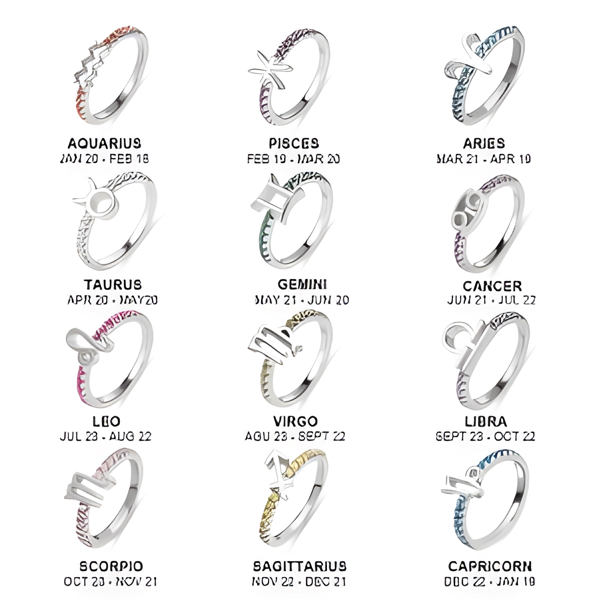 Constellation birthstone ring celebrating your unique story