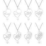 Personalized heart necklace for mom's love