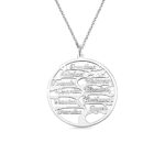 family tree name necklace for cherished family bonds