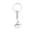 Personalized bear family keychain for dad's love