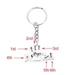 Carry His Protective Strength – Sterling Silver Papa Bear Keychain – A Loving Tribute for Dad - Image 2