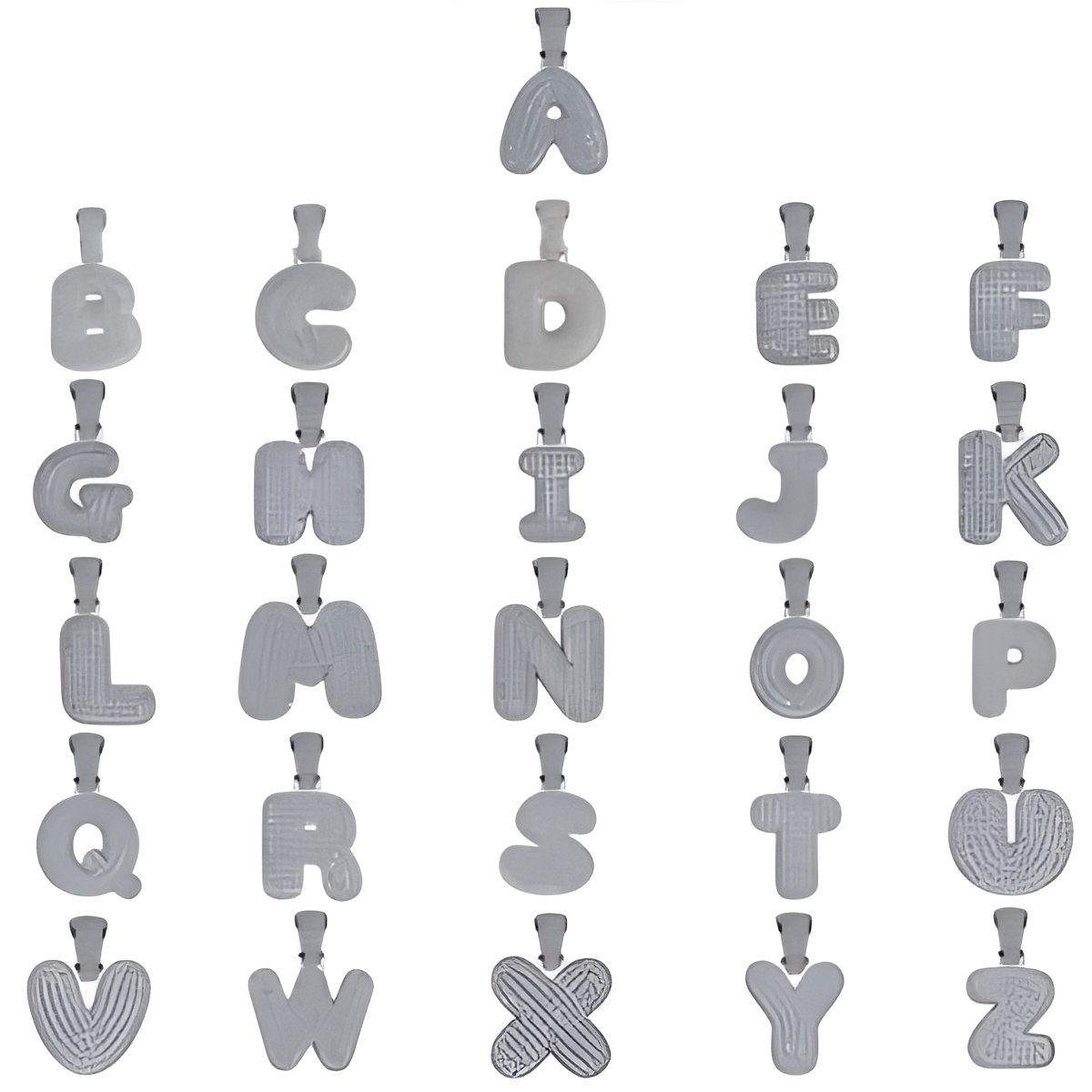 Personalized initial pendant necklace celebrating your story