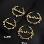 Embrace Nature’s Elegance – Custom Bamboo Hoop Earrings – For Those Who Celebrate Unique Style - Image 4