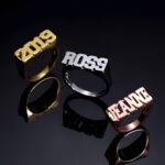 Carry Your Story – Block Initial Ring – A Bold Statement for Every Unique Soul - Image 2
