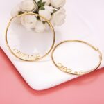Embrace Your Story – Custom Name Hoop Earrings – A Timeless Treasure for Her - Image 3