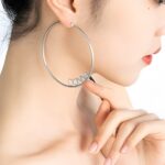 Embrace Your Story – Custom Name Hoop Earrings – A Timeless Treasure for Her - Image 5