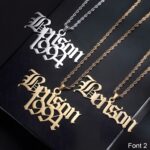 Carry Your Story Close – Custom Hip Hop Name Necklace for Him – A Bold Tribute for Brothers, Husbands & Grooms - Image 4