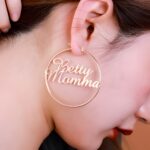 Embrace Your Story – Custom Name Hoop Earrings – A Cherished Gift for Her - Image 4
