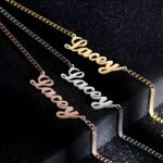 Carry Your Story Close – Custom Name Plate Necklace with Elegant Cuban Chain – A Timeless Treasure for Loved Ones - Image 5