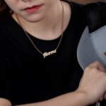 Carry Your Story Close – Custom Name Plate Necklace with Elegant Cuban Chain – A Timeless Treasure for Loved Ones - Image 6