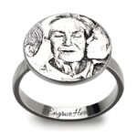 Carry Your Cherished Moments – Engraved Memory Ring with Photo – A Loving Tribute for Family and Friends - Image 3