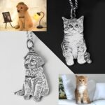 Carry Their Spirit Close – Custom Silhouette Pet Memorial Necklace – A Loving Tribute for Cherished Companions - Image 4
