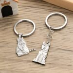 Carry Their Love Close – Engraved Silver Pet Photo Keychain – For Cherished Memories and Animal Lovers - Image 2