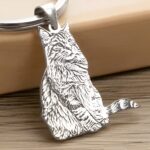 Carry Their Love Close – Engraved Silver Pet Photo Keychain – For Cherished Memories and Animal Lovers - Image 4