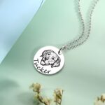 Carry Their Spirit Close – Engraved Sterling Silver Pet Photo Necklace – A Tender Tribute for Cherished Companions - Image 4