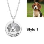 Carry Their Spirit Close – Custom Pet Head Portrait Necklace – A Loving Tribute for Cherished Companions - Image 2