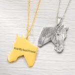 Carry Their Spirit Close – Custom Horse Portrait Necklace – For Cherished Horse Lovers - Image 5