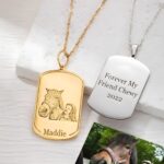 Carry Their Spirit Close – Custom Horse Portrait Dog Tag Necklace – For Horse Lovers and Cherished Memories - Image 3