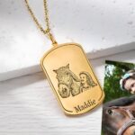 Carry Their Spirit Close – Custom Horse Portrait Dog Tag Necklace – For Horse Lovers and Cherished Memories - Image 4