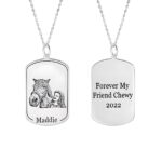 Carry Their Spirit Close – Custom Horse Portrait Dog Tag Necklace – For Horse Lovers and Cherished Memories - Image 6