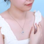 Embrace the Melody of You – Treble Clef Name Necklace with Birthstone – For the Music Lover's Heart - Image 4