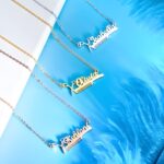 Celebrate Craft & Care – Birthstone Name Necklace for the Hairdresser Who Inspires - Image 5