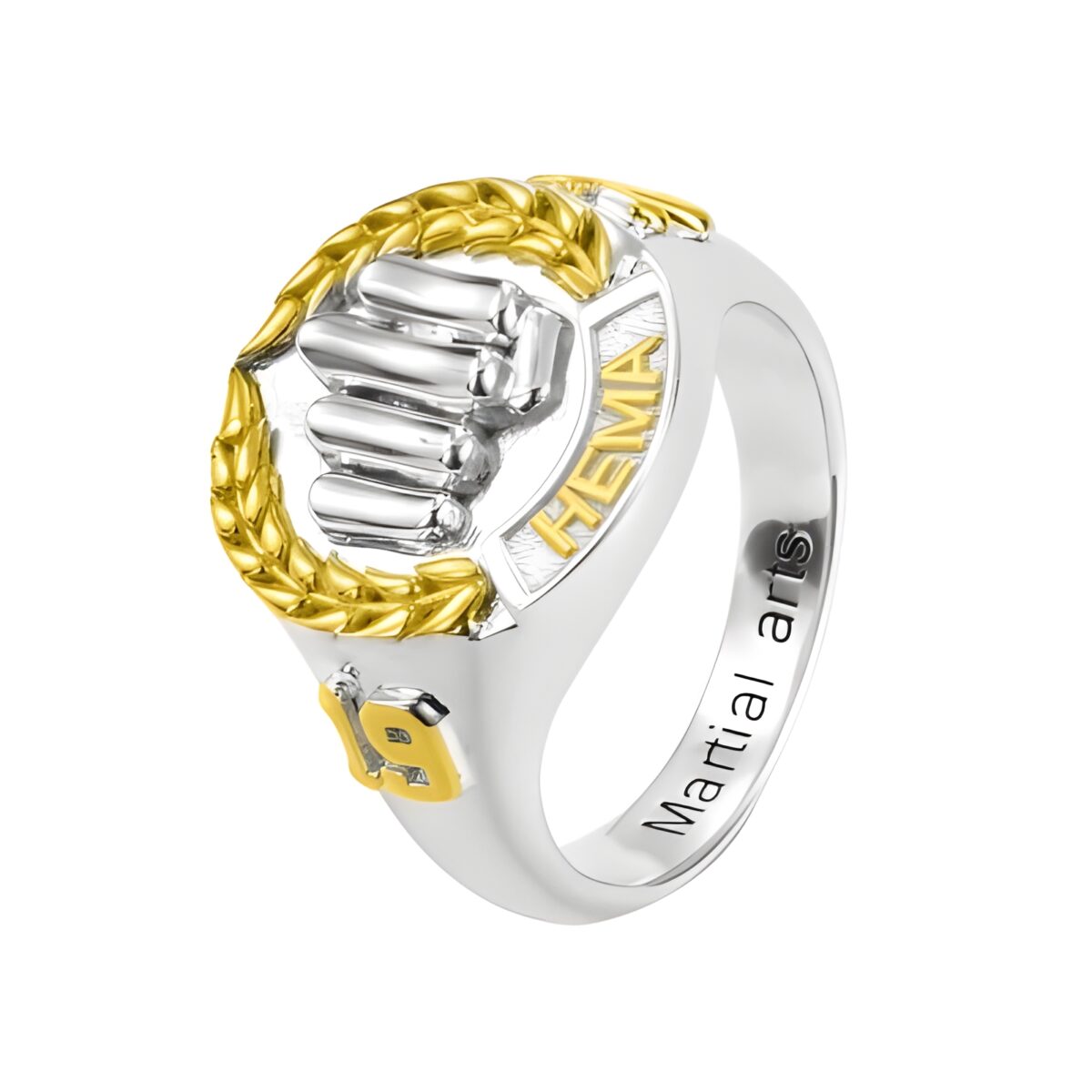 Custom martial arts championship ring for champions