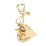 Embrace New Beginnings – Heart & Stethoscope Nursing Pin – For Celebrating Nursing Milestones - Image 2