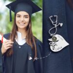 Embrace New Beginnings – Heart & Stethoscope Nursing Pin – For Celebrating Nursing Milestones - Image 7