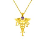 Honor the Healing Journey – Birthstone Medical Necklace – For Nurses & Doctors Celebrating Their Calling - Image 2