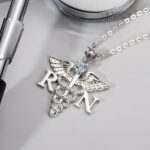 Honor the Healing Journey – Birthstone Medical Necklace – For Nurses & Doctors Celebrating Their Calling - Image 6