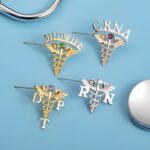 Honor Their Journey – Medical Graduation Name Pin with Birthstone – For Proud Healers and New Professionals - Image 4