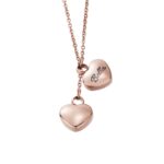 Carry Eternal Love – Double-Heart Ashes Urn Necklace – A Tender Keepsake for Her and Cherished Pets - Image 5