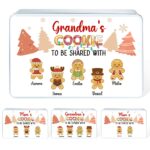 Personalized Gingerbread Treat Tin for Christmas sweets