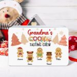 Personalized Gingerbread Treat Tin – Custom Cartoon Family Cookie Box for Christmas Sweets, Party Favors & Holiday Gifting - Image 4
