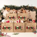 Personalized Christmas Jute Tote Bag – Festive Santa Name Design for Holiday Shopping & Family Celebrations - Image 5