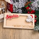 Personalized Christmas Money Holder – Wooden Santa Cash Card, Festive Greeting Keepsake for Holiday Gifting - Image 5
