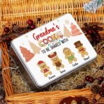 Personalized Gingerbread Treat Tin – Custom Cartoon Family Cookie Box for Christmas Sweets, Party Favors & Holiday Gifting - Image 5