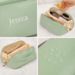 Cherish Her Daily Rituals with a Personalized Leather Makeup & Toiletry Bag – A Stylish Organizer for Women Who Travel with Heart - Image 5
