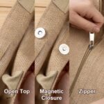 Personalized Christmas Jute Tote Bag – Festive Santa Name Design for Holiday Shopping & Family Celebrations - Image 9